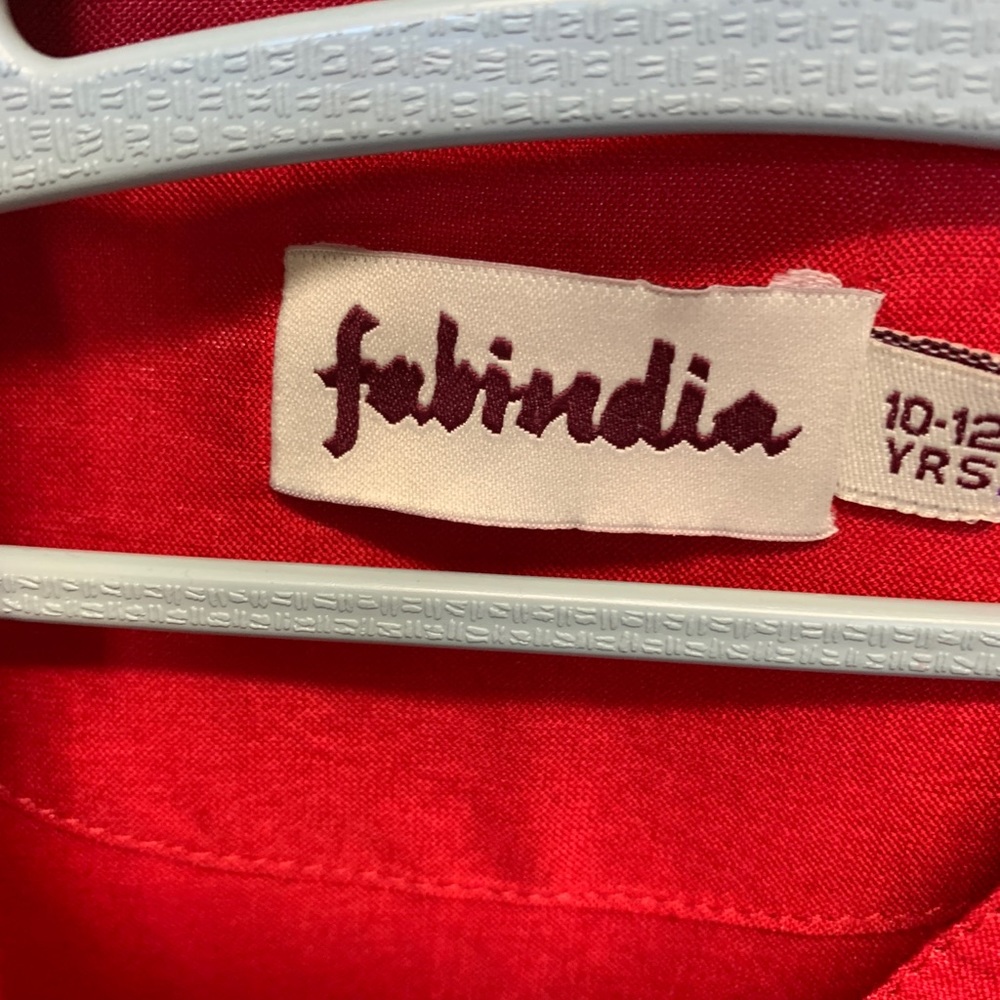 Fabindia boys Kurta top- dry cleaned and read to wear - size 10-12